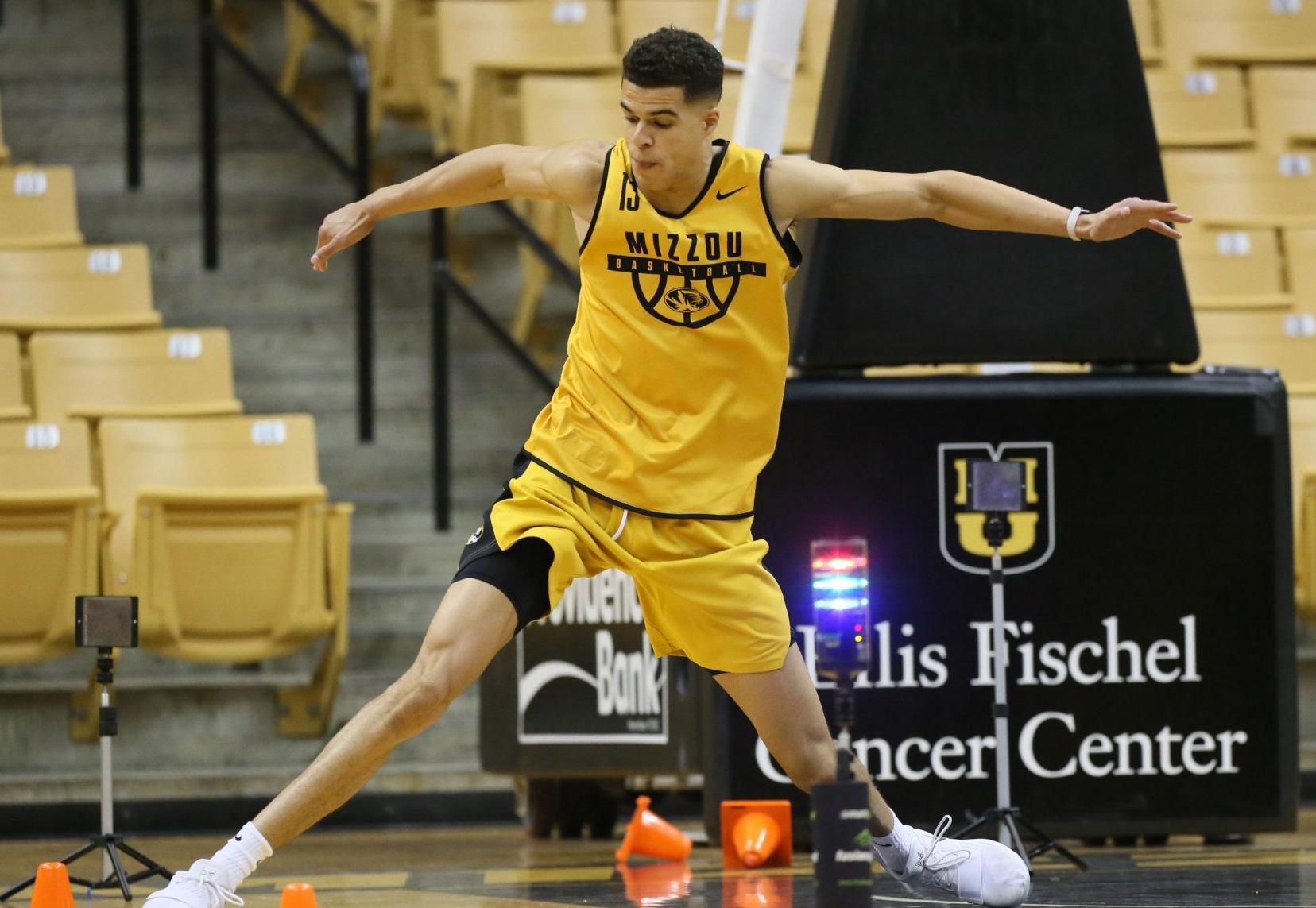 Mizzou basketball practice